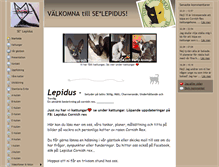 Tablet Screenshot of cornish.se